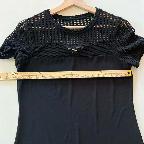 Michael Kors Women's Eyelet Cutout Dress Black Size S - Picture 7 of 15